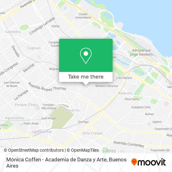 Mónica Coffen - Academia de Danza y Arte map