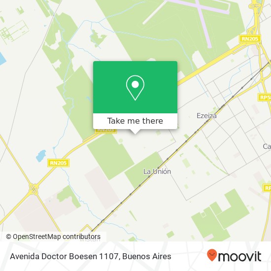 Mapa de Avenida Doctor Boesen 1107