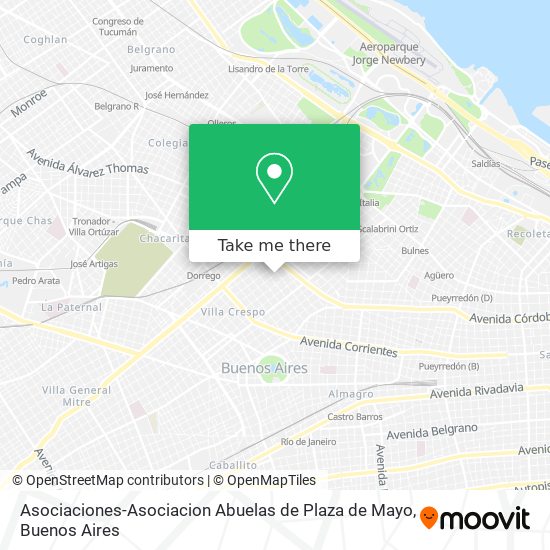 Asociaciones-Asociacion Abuelas de Plaza de Mayo map