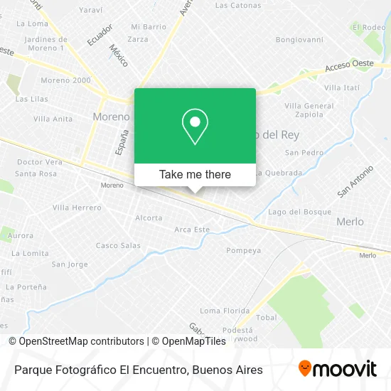 Parque Fotográfico El Encuentro map