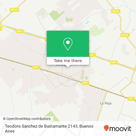 Teodoro Sánchez de Bustamante 2143 map