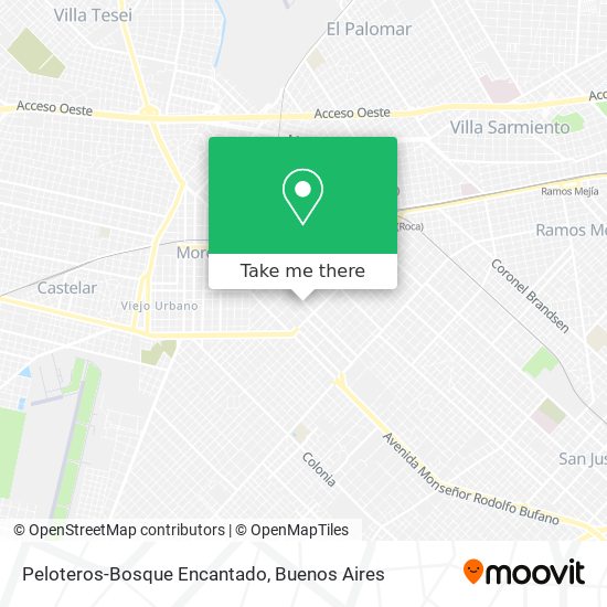 Peloteros-Bosque Encantado map