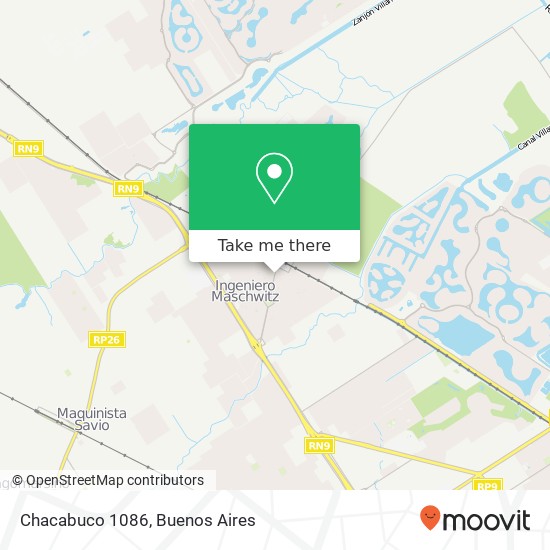Mapa de Chacabuco 1086