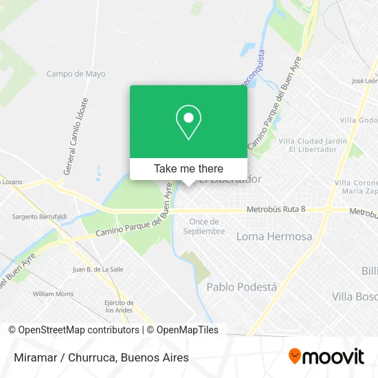 Miramar / Churruca map