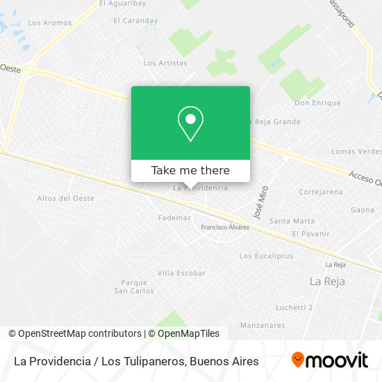 La Providencia / Los Tulipaneros map