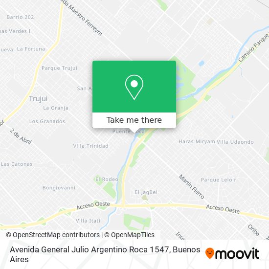 Avenida General Julio Argentino Roca 1547 map