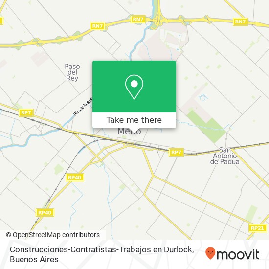 Mapa de Construcciones-Contratistas-Trabajos en Durlock