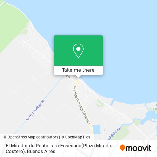 Mapa de El Mirador de Punta Lara-Ensenada(Plaza Mirador Costero)