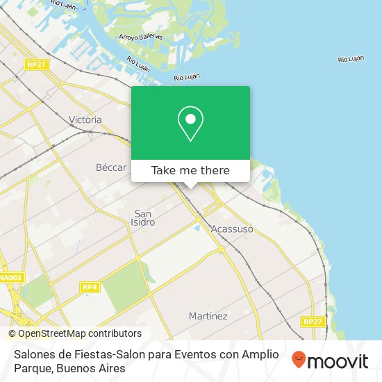 Salones de Fiestas-Salon para Eventos con Amplio Parque map