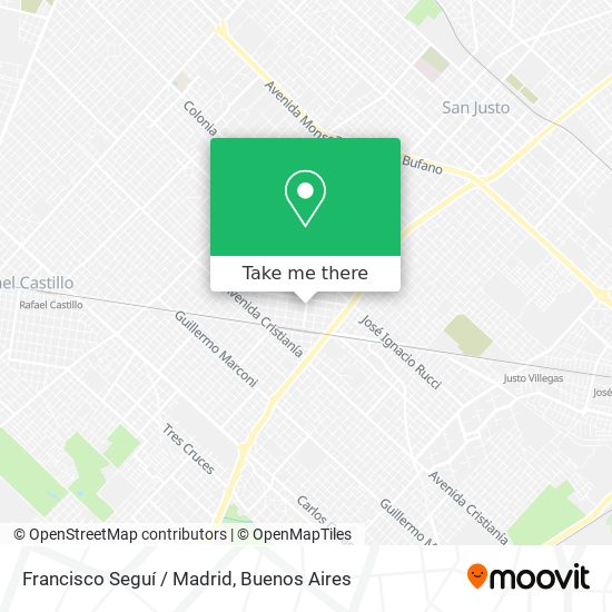 Francisco Seguí / Madrid map