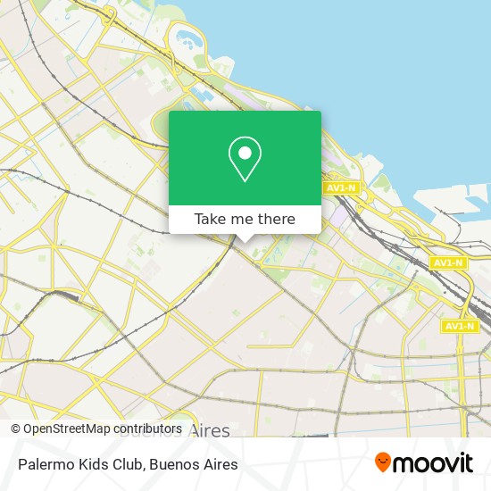 Palermo Kids Club map