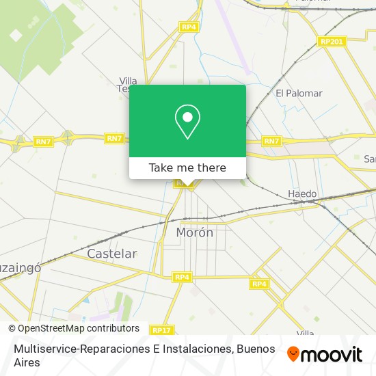 Multiservice-Reparaciones E Instalaciones map