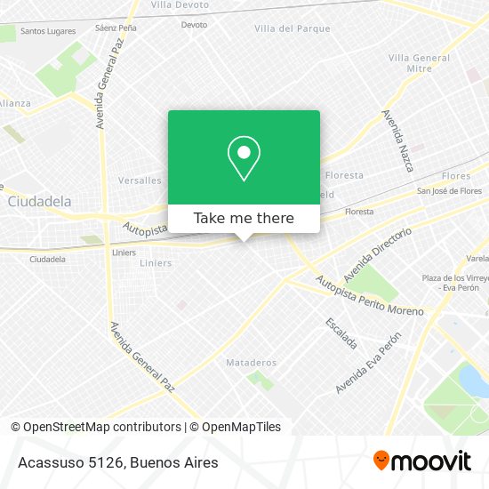 Acassuso 5126 map