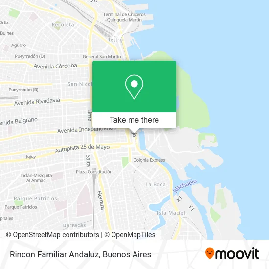 Rincon Familiar Andaluz map