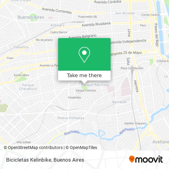 Mapa de Bicicletas Kelinbike