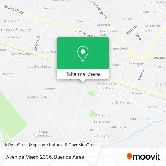 Avenida Miero 2336 map