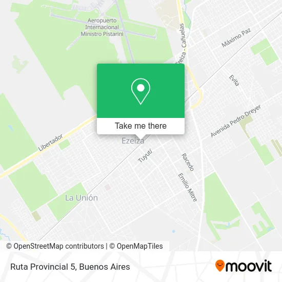 Ruta Provincial 5 map