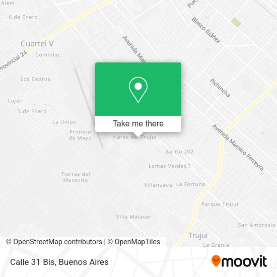 Calle 31 Bis map