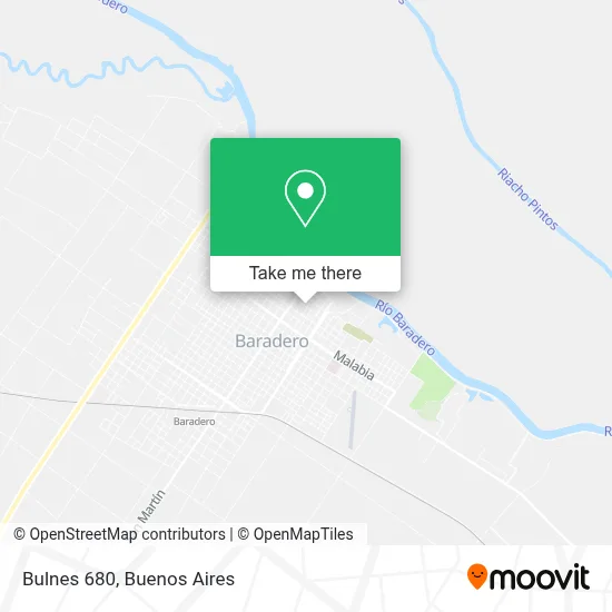 Bulnes 680 map