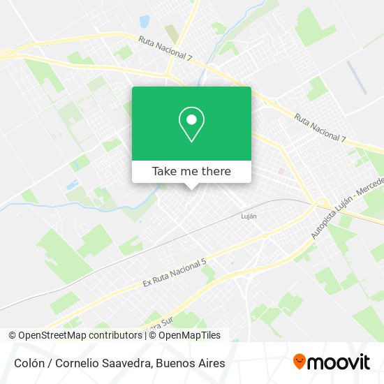 Colón / Cornelio Saavedra map