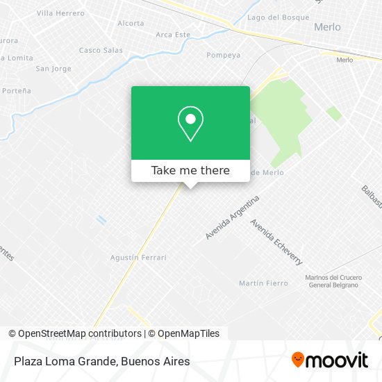 Plaza Loma Grande map