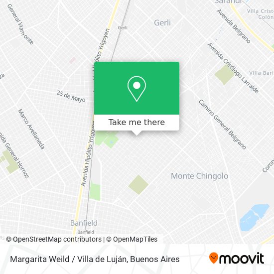 Margarita Weild / Villa de Luján map