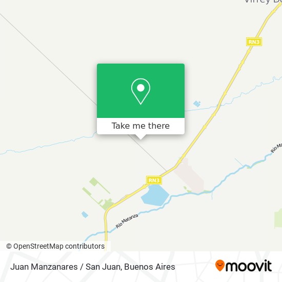 Mapa de Juan Manzanares / San Juan