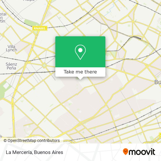 La Mercería map