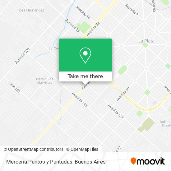 Mercería Puntos y Puntadas map