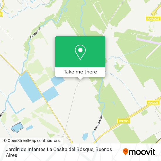 Jardin de Infantes La Casita del Bósque map