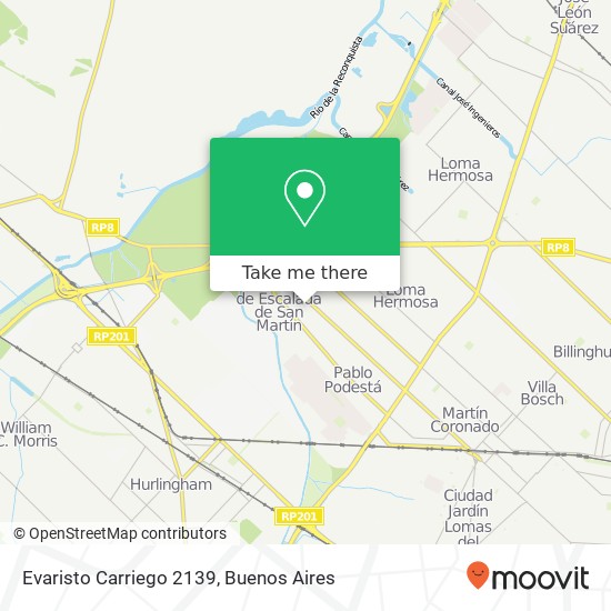 Evaristo Carriego 2139 map