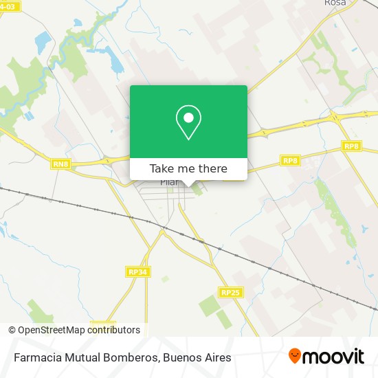 Farmacia Mutual Bomberos map