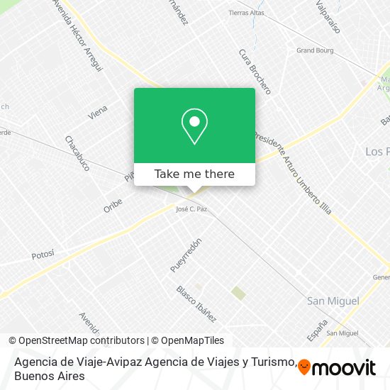 Agencia de Viaje-Avipaz Agencia de Viajes y Turismo map