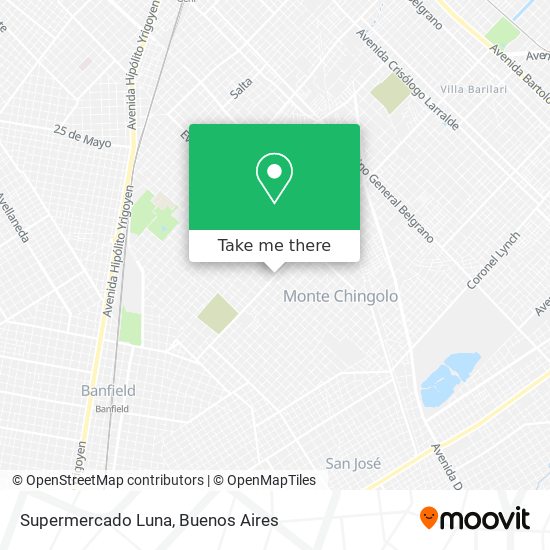 Mapa de Supermercado Luna