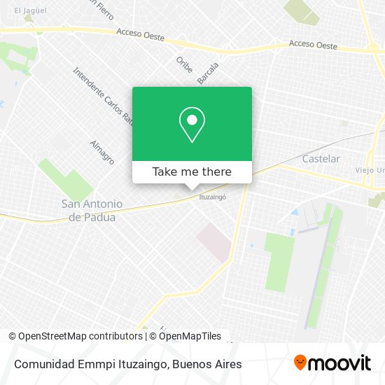 Mapa de Comunidad Emmpi Ituzaingo