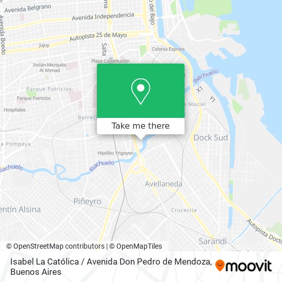 Isabel La Católica / Avenida Don Pedro de Mendoza map