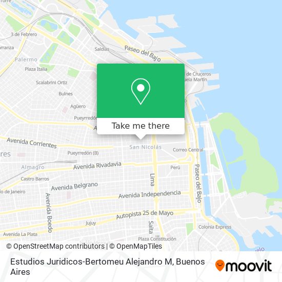 Estudios Juridicos-Bertomeu Alejandro M map