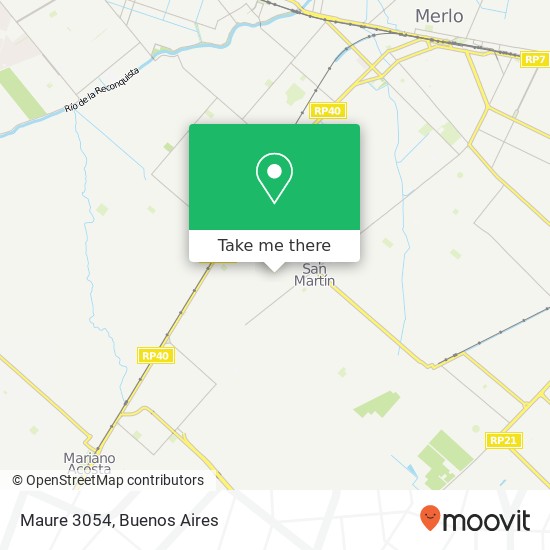 Maure 3054 map