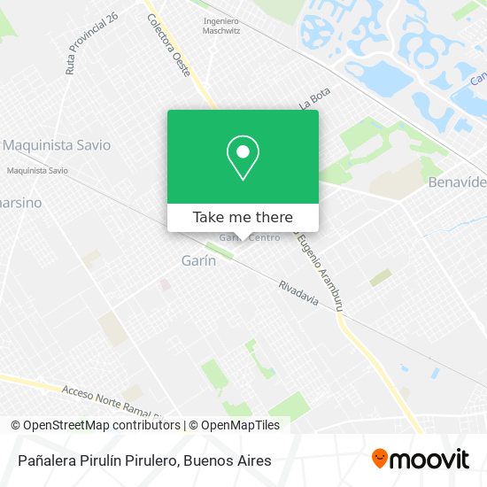 Mapa de Pañalera Pirulín Pirulero