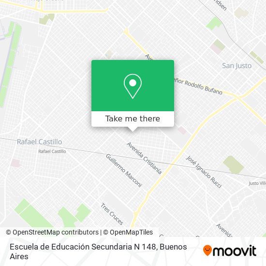 Escuela de Educación Secundaria N 148 map