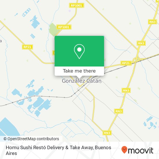 Homu Sushi Restó Delivery & Take Away map