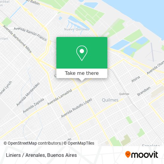 Mapa de Liniers / Arenales