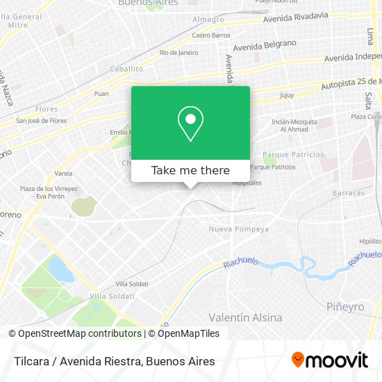 Mapa de Tilcara / Avenida Riestra