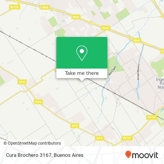 Cura Brochero 3167 map