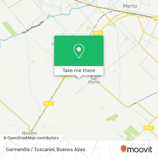 Mapa de Garmendia / Toscanini