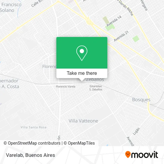 Mapa de Varelab