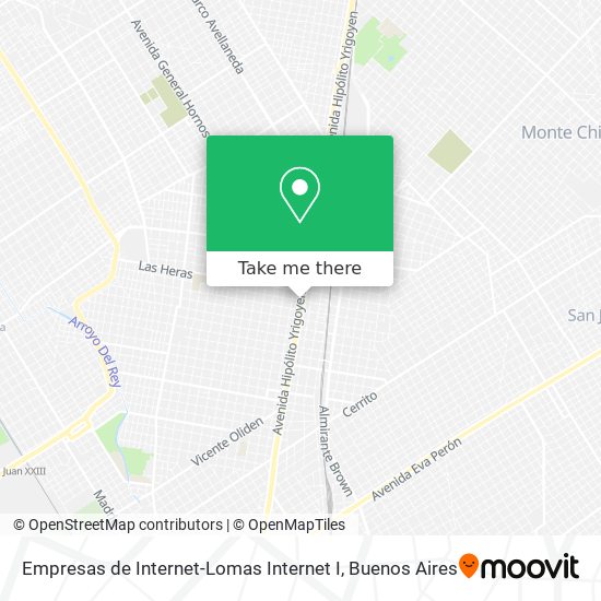 Empresas de Internet-Lomas Internet I map