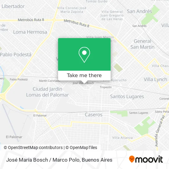 Mapa de José María Bosch / Marco Polo