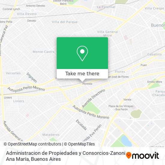 Administracion de Propiedades y Consorcios-Zanoni Ana María map