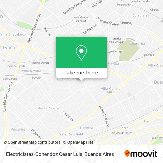 Electricistas-Cohendoz Cesar Luis map